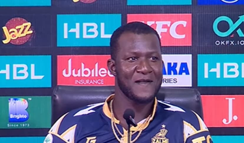 Darren Sammy credits players for sealing playoff spot ) – @zalmitvofficial