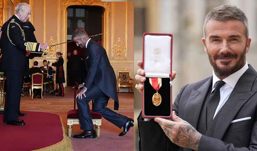 David Beckham knighted
