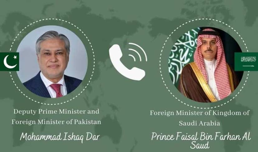 Dar, Saudi foreign minister discuss regional situation (Courtesy: File)