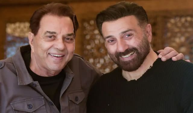 Dharmendra and Sunny Deol