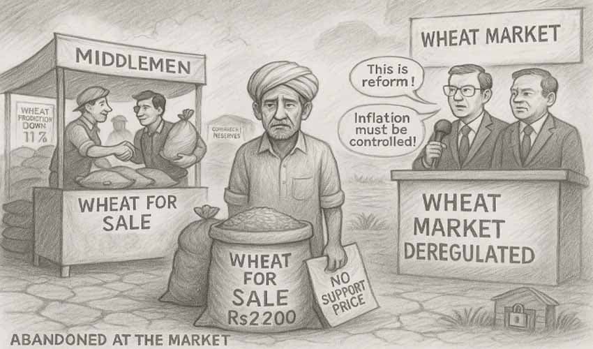 Wheat support price is the only thing that gives farmers a sense of stability.