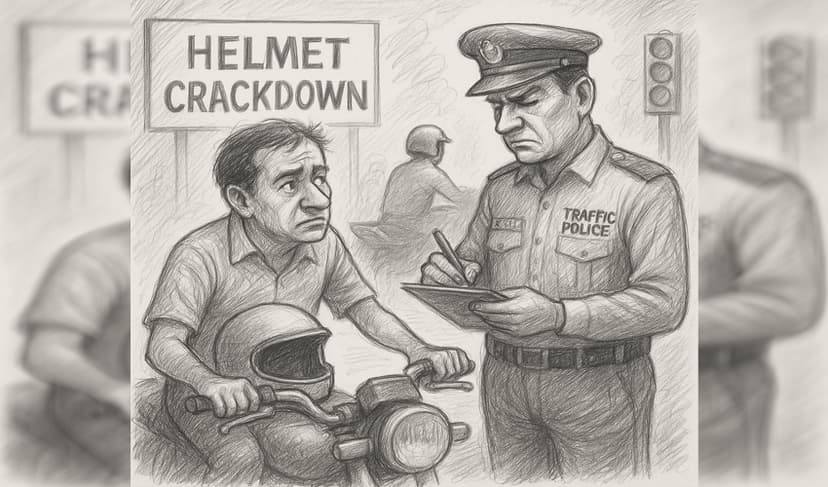 Crackdown on helmetless bikers is not aimed at fleecing the public but at saving their lives.