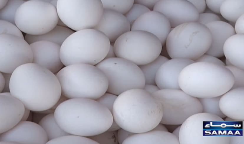 Sharp rise in egg prices in Multan (Courtesy: screengrab)
