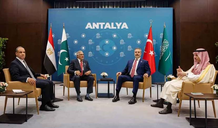Foreign ministers of Egypt, Pakistan, Saudi Arabia and Turkey