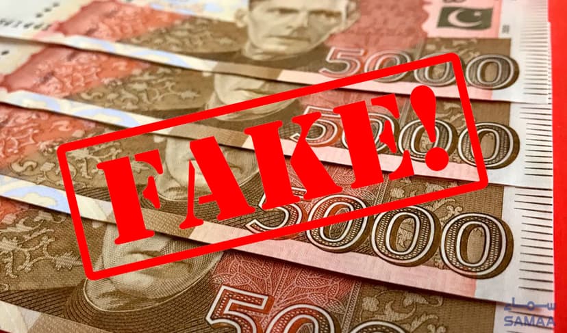 Fake currency notes