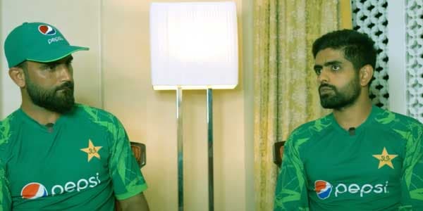 Fakhar Zaman and Babar Azam screengrab