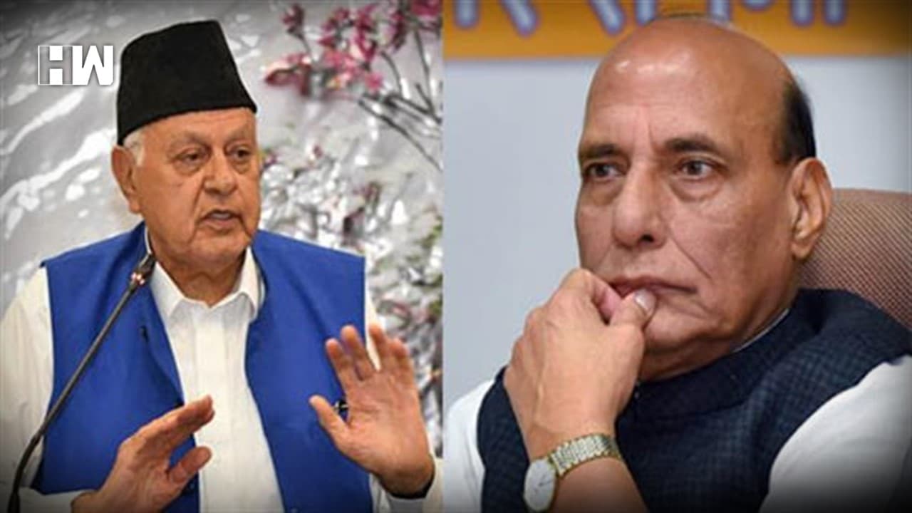 Farooq Abdullah and Rajnath Singh