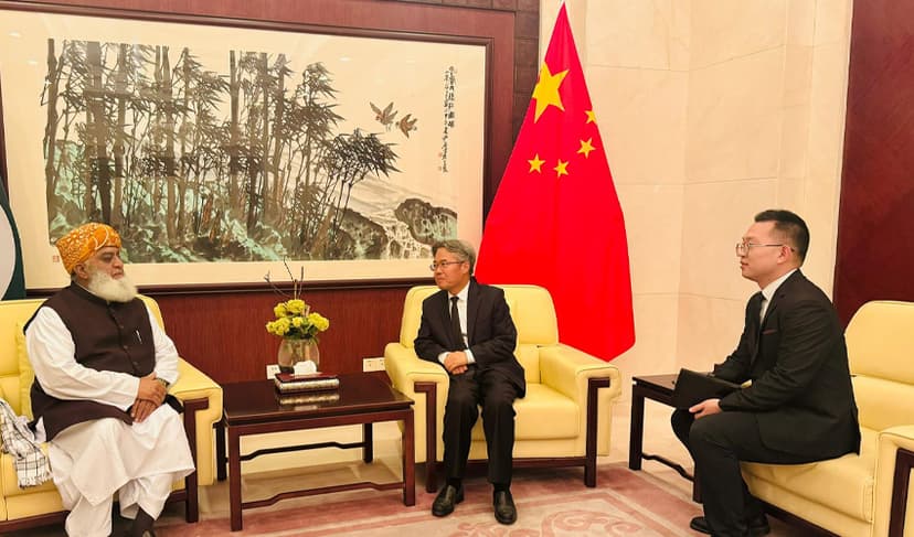 Fazlur Rehman calls on Chinese envoy – juipakofficial