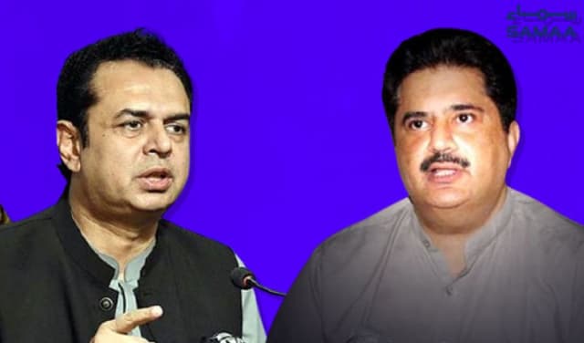‘PPP can bring down your govt,’ Nabil Gabol warns Talal Chaudhry (Courtesy: Samaa Digital art work)