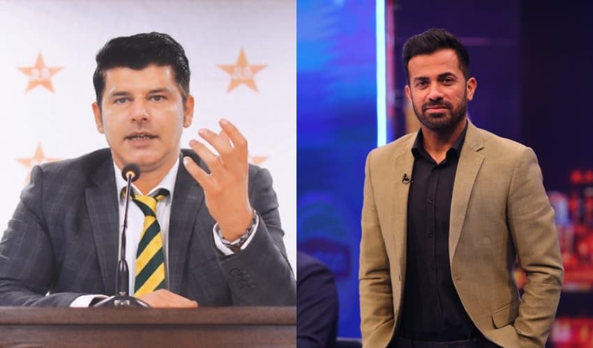 From left to right: Muhammad Wasim and Wahab Riaz – Files