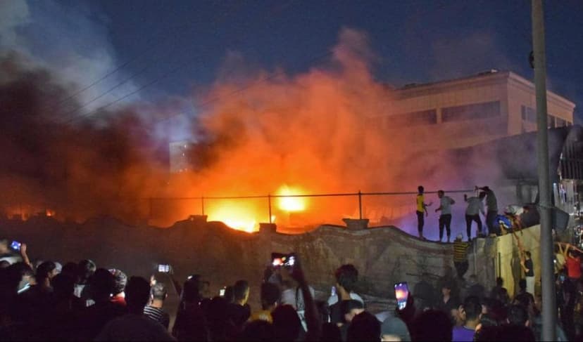 Fire at wedding in Iraq