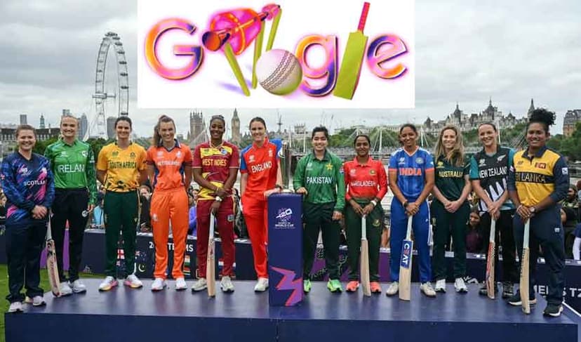 Google unveils special Doodle to mark start of Women’s T20 World Cup (Courtesy: File)