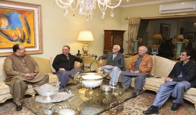 Jahangir Tareen, Aleem Khan discuss electoral strategy