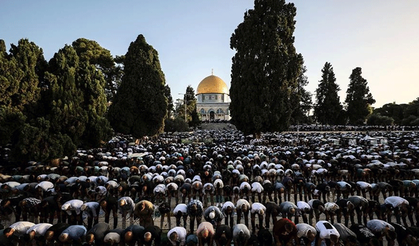 Eid-ul-Azha: Gaza residents keep spirits high despite Israeli bombardment (Courtesy: Online) Eid-ul-Azha: Gaza residents keep spirits high despite Israeli bombardment (Courtesy: Online)