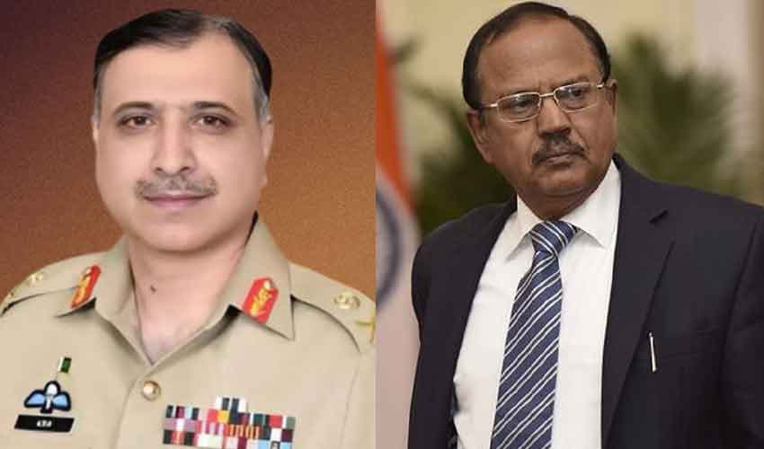 Gen Asim Malik and Ajit Doval