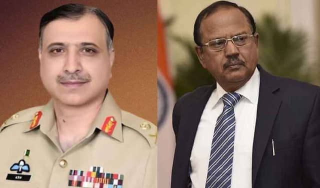 Gen Asim Malik and Ajit Doval