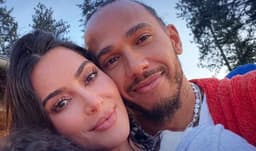 Lewis Hamilton and Kim Kardashian