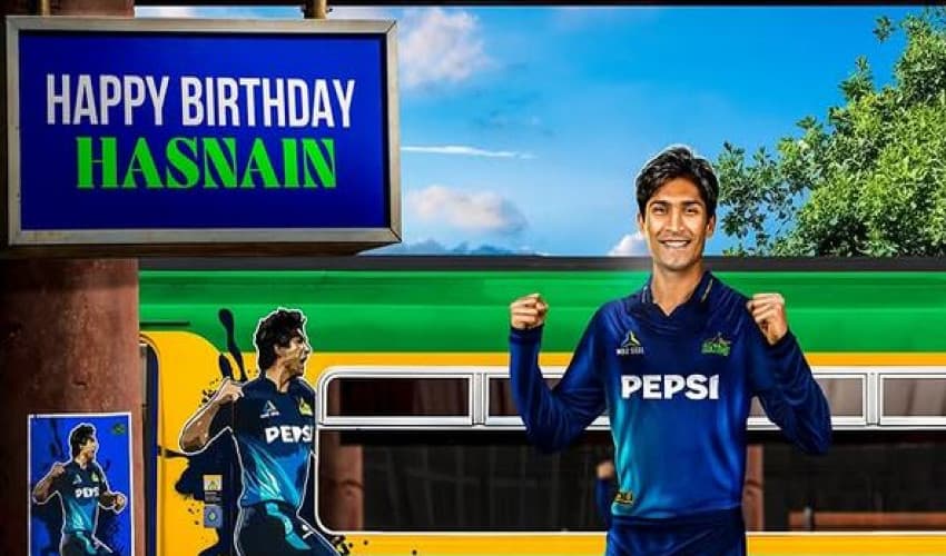 Sultans' bowler Hasnain celebrates 25th birthday with aplomb (Courtesy: @multansultans)