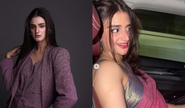 Hira Mani’s bold saree look gets bittersweet response (Courtesy: @hiramaniofficial - Instagram)