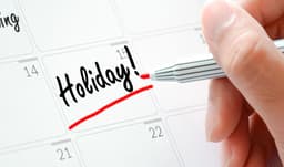 Holiday announced on July 22