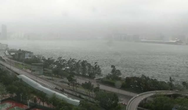 Hong Kong typhoon