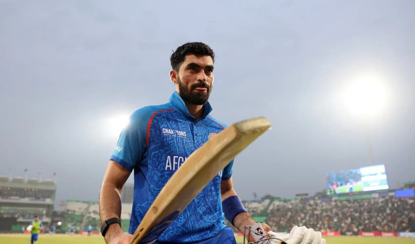 Champions Trophy 2025: Record-breaking Ibrahim Zadran propels Afghanistan to 325-7 against England virtual knockout (Courtesy: Online) Champions Trophy 2025: Record-breaking Ibrahim Zadran propels Afghanistan to 325-7 against England virtual knockout (Courtesy: Online)