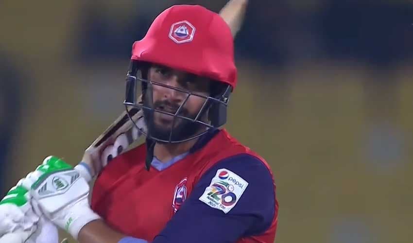 Wasim plays for Northern vs Southern Punjab in National T20 Cup 2021 (Courtesy: PCB - screengrab)