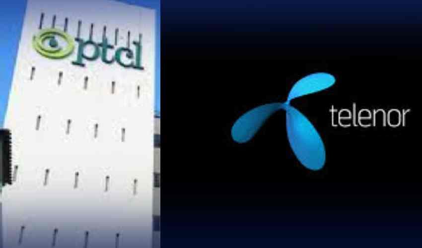 PTCL and Telenor logo/ File Photo