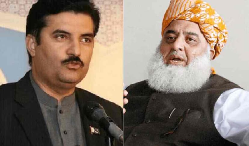 Faisal Karim Kundi and Moulana Fazlur Rehman