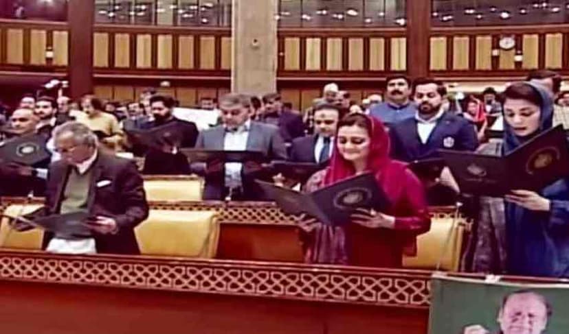 Punjab Assembly member oath taking/ screengrab