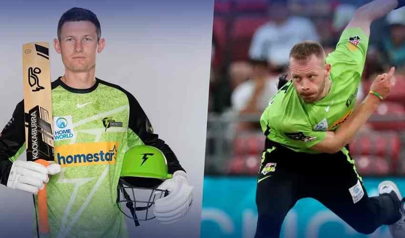 Sydney Thunder duo Cameron Bancroft and Nathan McAndrew