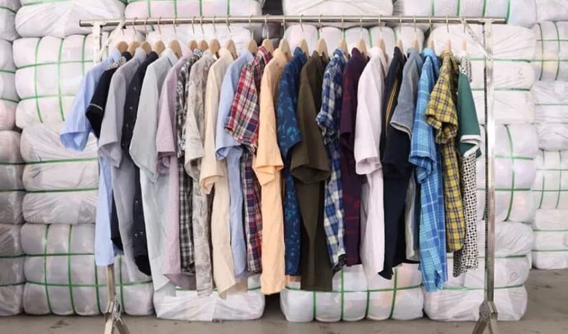 Impoted clothes File Photo