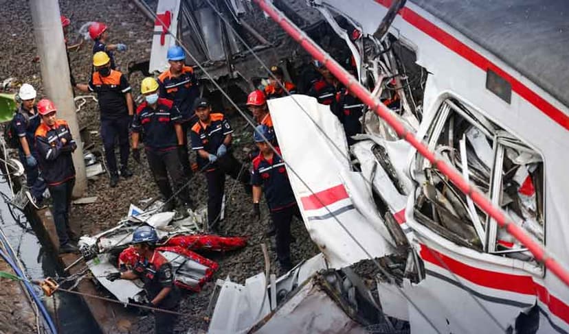 Indonesia train crash