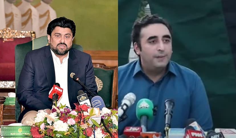From left to right: Kamran Tessori and Bilawal Bhutto-Zardari – Files