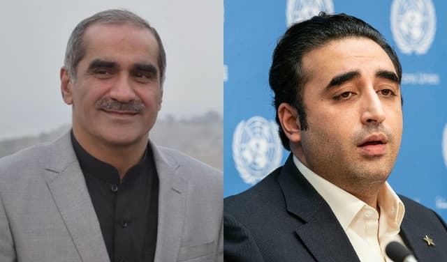 From left to right: Saad Rafique and Bilawal Bhutto-Zardari – Files