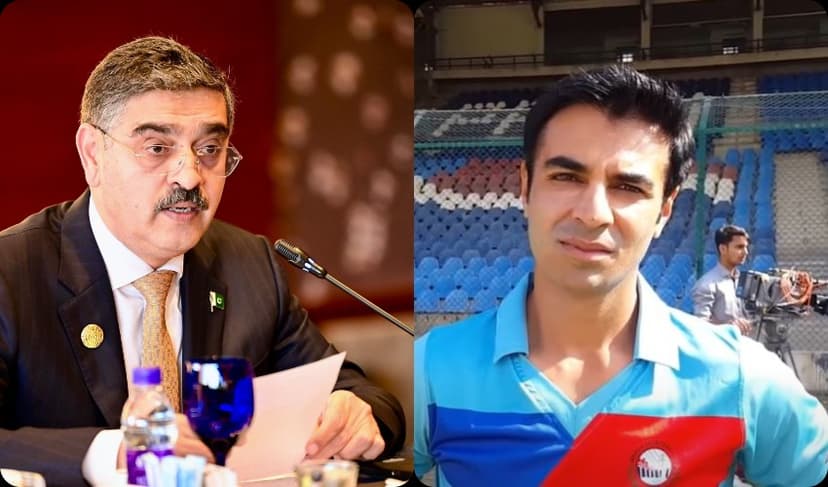 From left to right: PM Kakar and Salman Butt – Files