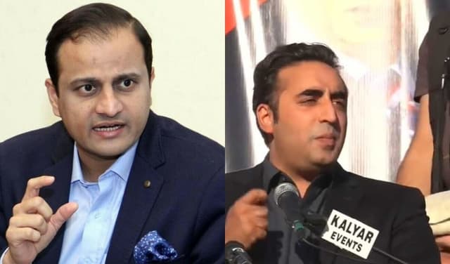 From left to right: Murtaza Wahab and Bilawal Bhutto Zardari
