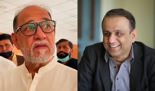 From left to right: Sheikh Rohail Asghar and Abdul Aleem Khan – Files