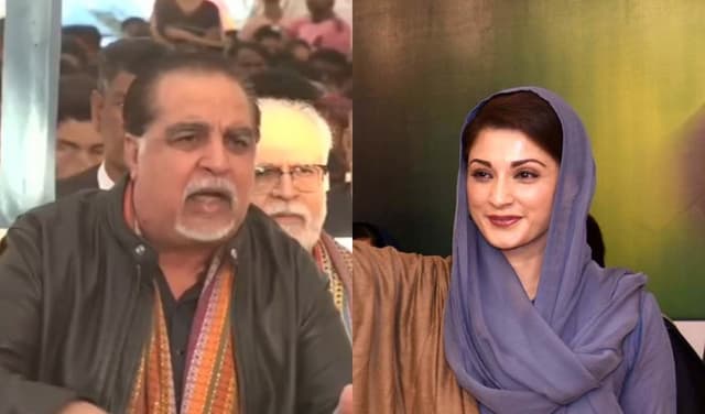 From left to right: Imran Ismail and Maryam Nawaz – Files