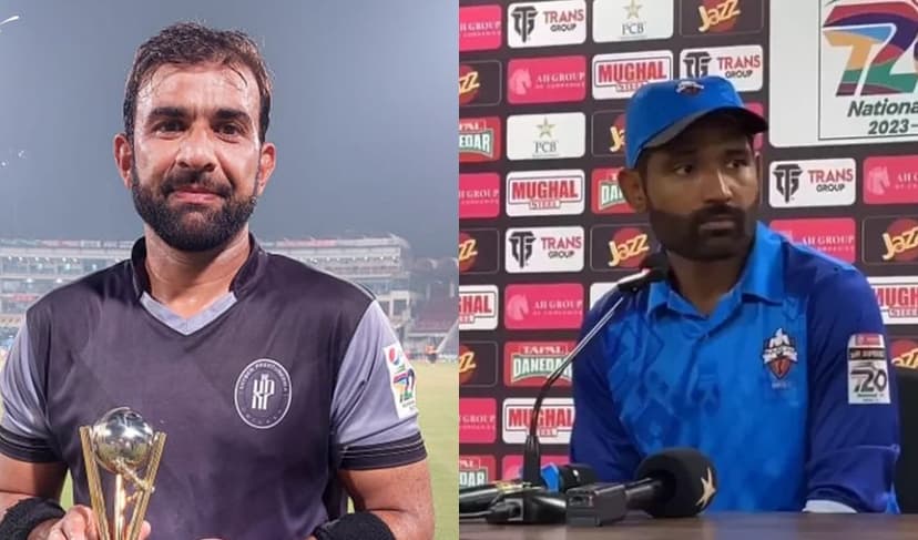 From left to right: Iftikhar Ahmed and Asad Shafiq – Files