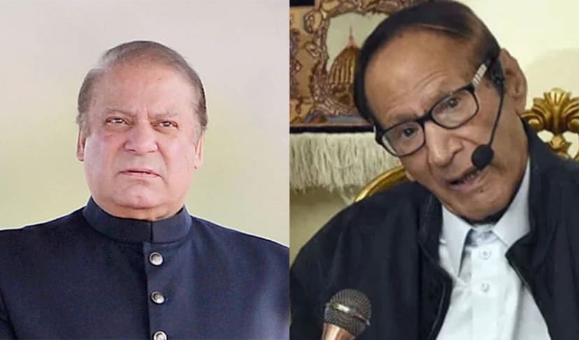 From left to right: Nawaz Sharif and Chaudhry Shujaat Hussain – Files
