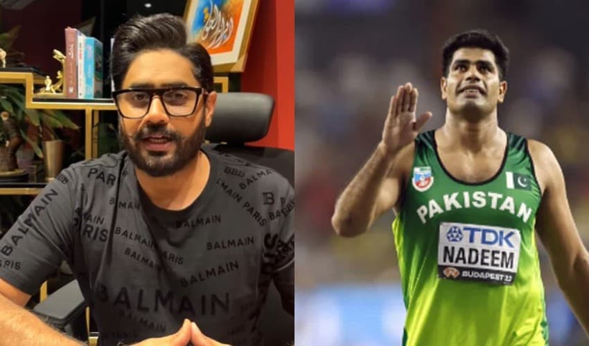 Singer Abrarul Haq gives cash award to Pakistan's javelin star Arshad Nadeem – File