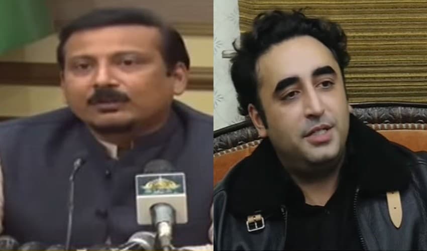 From left to right: Faisal Sabzwari and Biawal Bhutto – Files