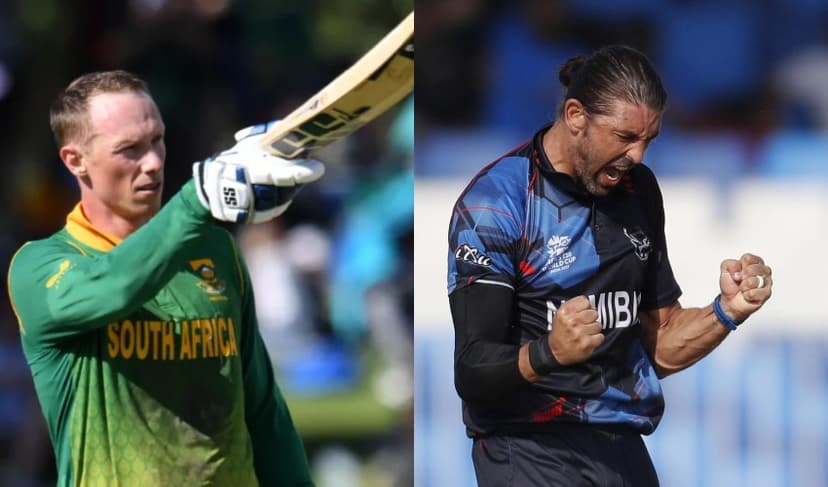 From left to right: Rassie van der Dussen and David Wiese – Files