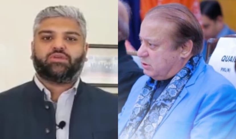 From left to right: Zain Qureshi and Nawaz Sharif – Files