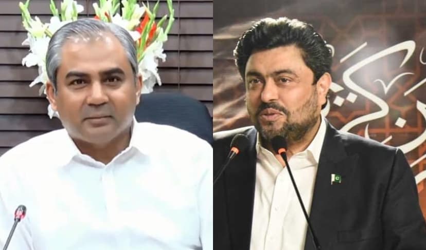 From left to right: Mohsin Naqvi and Kamran Tessori – Files