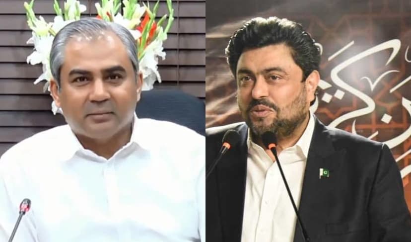 From left to right: Mohsin Naqvi and Kamran Tessori – Files
