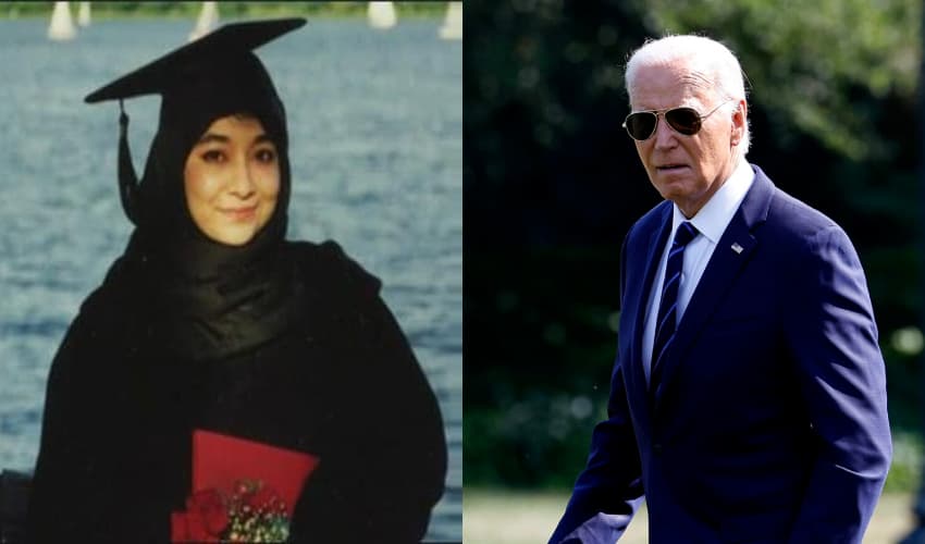 Aafia Siddiqui seeks presidential pardon from Biden (Courtesy: Online)