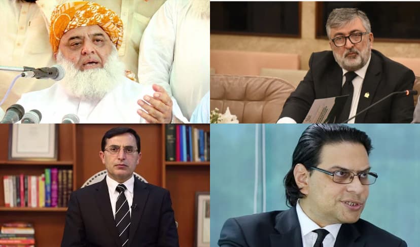 Fazlur Rehman, PTI-led delegation discuss proposal constitutional amendment