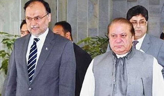 Nawaz Sharif upheld principled politics, prioritised development: Ahsan Iqbal (Courtesy: File)